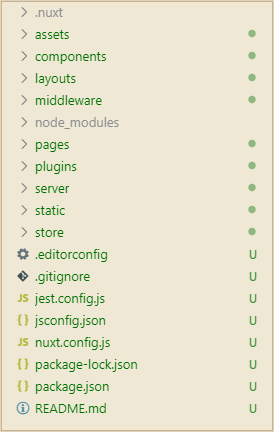 Nuxt.js 目录结构